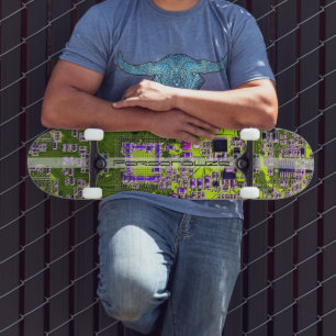 Aangepaste gele PCB-printplaat voor IT-professiona Persoonlijk Skateboard