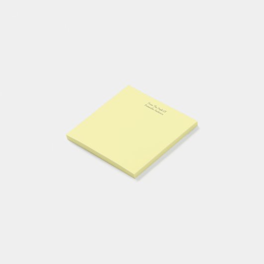 Aangepaste Gele Post-it Opmerkingen Post-it® Notes (Schuin)