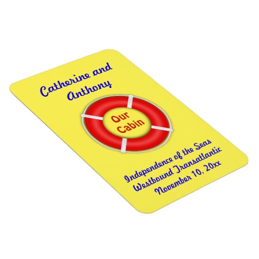 Aangepaste gele zijdeurmarker voor levensonderhoud magneet (Rechterzijde)