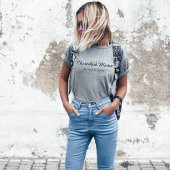 Aangepaste Geliefde Mama, Kinderen Naam, Moderne M T-shirt