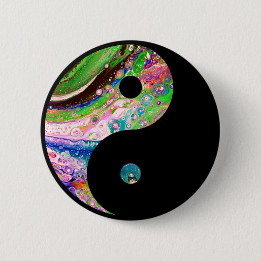 Aangepaste geling/Yang Ronde Button 5,7 Cm (Voorkant)