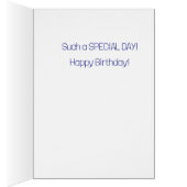 Aangepaste Gelukkige 6e Verjaardag elke kind kaart (Binnen (Rechts))