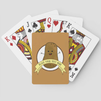 Aangepaste Gelukkige Aardappel Pokerkaarten