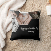 Aangepaste gelukkige eerste moederdag 4photocollag kussen (Deken)
