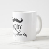 aangepaste Gelukkige eerste Vaderdag  Grote Koffiekop (Voorkant rechts)
