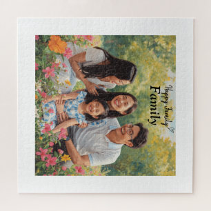 Aangepaste Gelukkige Familie Legpuzzel