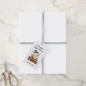 Aangepaste gelukkige Halloween heks gunst Cadeaulabel (Met Touw)