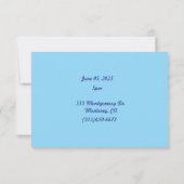 Aangepaste Gelukkige moeder baby douche uitnodigin (Achterkant)