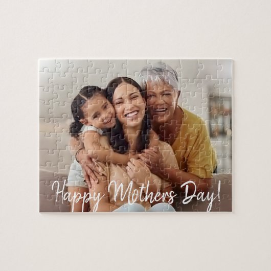Aangepaste Gelukkige Moeders Dag Legpuzzel (Horizontaal)