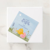 Aangepaste Gelukkige Pasen schattig Bedankjes Labels (In situ)