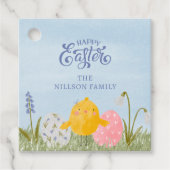 Aangepaste Gelukkige Pasen schattig Bedankjes Labels (Voorkant)