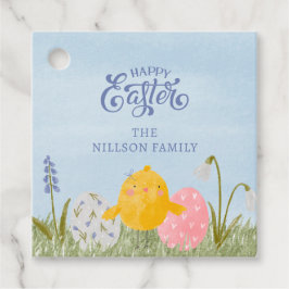 Aangepaste Gelukkige Pasen schattig Bedankjes Labels