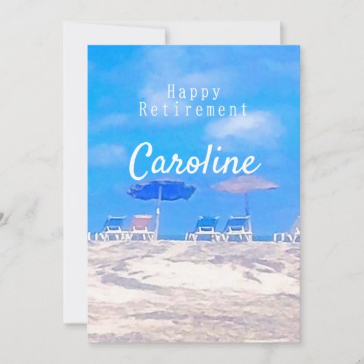 Aangepaste gelukkige pensionering (Voorkant)