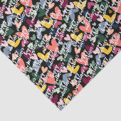 Aangepaste, gelukkige Valentijns ik hou van je har Tissuepapier (Detail)