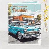 Aangepaste Gelukkige Verjaardag Boomer Klassieke A Kaart (Gele Bloem)