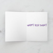 AANGEPASTE GELUKKIGE VERJAARDAG KAART (Binnen)