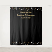 Aangepaste gelukwensen afstudeerfeest klas 2020 wandkleed (Voorkant)