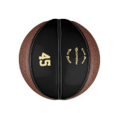 Aangepaste gemonogrammeerde spelers team club naam basketbal (Verticaal)