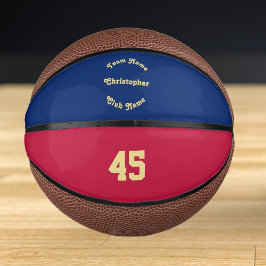 Aangepaste gemonogrammeerde team club speler naam  basketbal