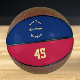 Aangepaste gemonogrammeerde team club speler naam  basketbal
