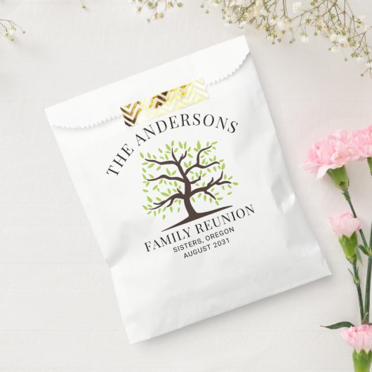 Aangepaste genealogie van familie-reünie-matching bedankzakje (Gezegeld)