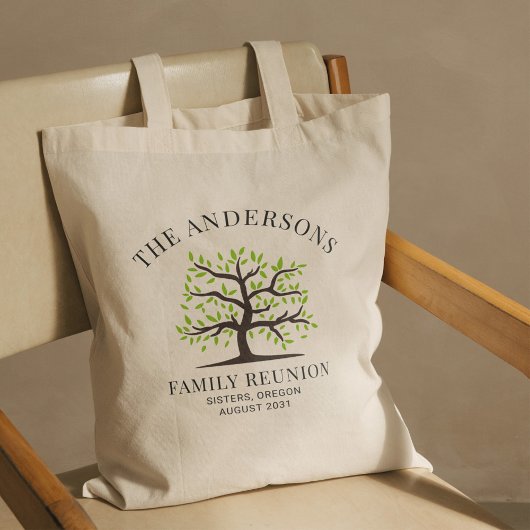 Aangepaste Genealogie van Familie Reünie Tote Bag