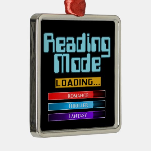 Aangepaste genreleesmodus metalen ornament (Rechts)