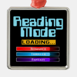 Aangepaste genreleesmodus metalen ornament