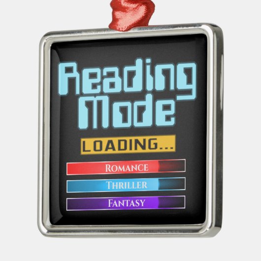Aangepaste genreleesmodus metalen ornament (Links)