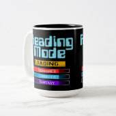 Aangepaste genreleesmodus tweekleurige koffiemok (Voorkant links)