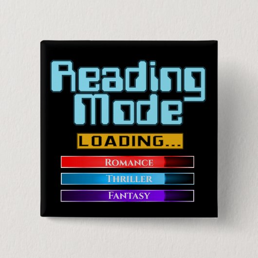 Aangepaste genreleesmodus vierkante button 5,1 cm (Voorkant)