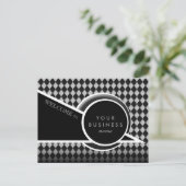 Aangepaste geometrische dank u voor zakelijke ansi briefkaart (Staand voorkant)