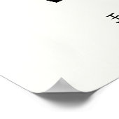 Aangepaste Geometrische Minimalistische Japan Cre Poster (Hoek)