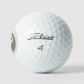 Aangepaste Geometrische monogram Sportgolf Balls Golfballen (Logo)