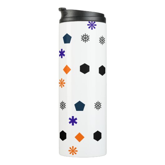 Aangepaste Geometrische Thermische Tumbler Thermosbeker (Geroteerd rechts)