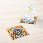 Aangepaste gepensioneerde lasser legende voeg naam kartonnen onderzetters (Insitu)