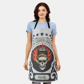 Aangepaste gepensioneerde lasser legende voeg naam schort (Gedragen)