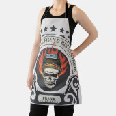 Aangepaste gepensioneerde lasser legende voeg naam schort (Insitu)