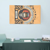 Aangepaste gepensioneerde lasser legende voeg naam spandoek (Beurs)