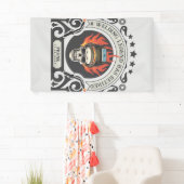 Aangepaste gepensioneerde lasser legende voeg naam spandoek (Insitu)