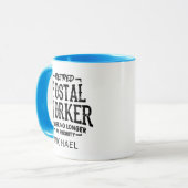 Aangepaste gepensioneerde postbeambte Pensioen Mai Mok (Voorkant links)