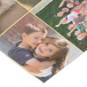 Aangepaste Gepersonaliseerde 14 Familie Foto's Col Korte Tafelloper (Hoek)