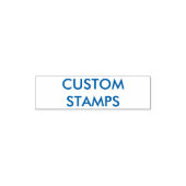 Aangepaste gepersonaliseerde 1,4" x 0,4" Zelfinkt Zelfinktende Stempel (Design)