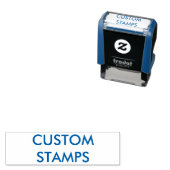 Aangepaste gepersonaliseerde 1,4" x 0,4" Zelfinkt Zelfinktende Stempel (In situ)