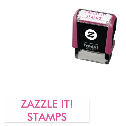 Aangepaste gepersonaliseerde 1,4" x 0,4" Zelfinkt  Zelfinktende Stempel (In situ)