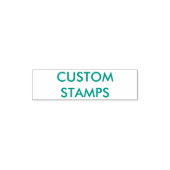 Aangepaste gepersonaliseerde 1,4" x 0,4" Zelfinkt  Zelfinktende Stempel (Design)