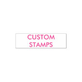 Aangepaste gepersonaliseerde 1,4" x 0,4" Zelfinkt  Zelfinktende Stempel (Design)
