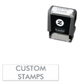 Aangepaste gepersonaliseerde 1,4" x 0,4" Zelfinkt Zelfinktende Stempel (In situ)