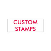 Aangepaste gepersonaliseerde 2,15 x 0,78" Zelfinkt Zelfinktende Stempel (Design)