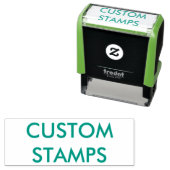 Aangepaste gepersonaliseerde 2,15 x 0,78" Zelfinkt Zelfinktende Stempel (In situ)